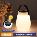 Axyaa Outdoor LED Tabletop Lantern with Solar Power & USB Rechargeable Battery