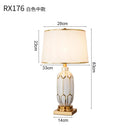 Axyaa Ceramic Floor Lamp: European Retro Table Lamp for Living Room, Bedroom, and Home Decoration