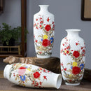 Axyaa Ceramic Vase for Home Decor & Office Desk, Jingdezhen Flower Arrangement Ornament