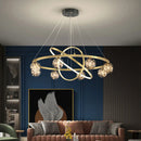 Axyaa LED Chandeliers for Modern Living Room Indoor Lighting