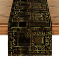 Axyaa Geometric Ethnic Patterns Table Runner - Holiday Room Decor