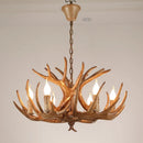 Axyaa Antler Resin Deer Horn Pendant Chandelier - Home Decor Lamp