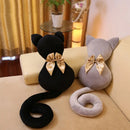 Axyaa Black Cat Doll Pillow Cushion - Creative, Cute, and Perfect for Gifting!