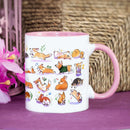 Corgi Coffee Mug 11oz – Black, Pink, White Ceramic Mug by Axyaa