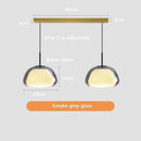 Axyaa Glass Jelly Chandelier Pendant Lamp for Living Room, Bedroom, and Restaurant
