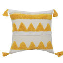 Chenille Tufted Boho Pillow Case with Tassels - Axyaa Brand
