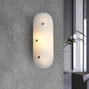 Axyaa Marble Alabaster LED Wall Lamp for Home and Hotel Décor