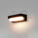 Axyaa Solar Wall Lights for Outdoor Balcony Villa Courtyard Fence Decor