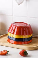 Axyaa Ceramic Salad Fruit Bowl Set