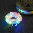 Axyaa 4 in 1 Camping Light String LED Flashlight Magnet Hook