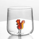 Axyaa 3D Animal Water Glass Tumbler Cup - Cute and Fun Design