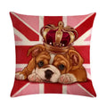 Axyaa Halloween Puppy Linen Pillow Case 45*45cm