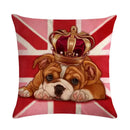 Axyaa Halloween Puppy Linen Pillow Case 45*45cm
