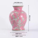 Axyaa Blue & White Porcelain Flowers Vase Flowers Arrangement Hydroponic Dried Flower Vase