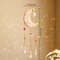 Axyaa Crystal Prism Wind Chimes Rainbow Maker Wall Hanging Room Decor Moon Catchers