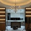 Axyaa Summer Fruit Chandelier Pendant Light - Elegant Living Room Suspension Lamp