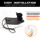 Axyaa LED Rear Bumper Reflector Lights for Toyota RAV4 2013-2015 Dynamic Flow Signal