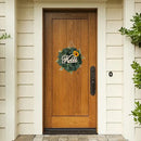 Eucalyptus Wreath with Hello Sign by Axyaa - Seasonal Front Door Decor