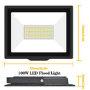 Axyaa LED Flood Light 110V 220V IP66 Outdoor Lighting for Street Garden Wall