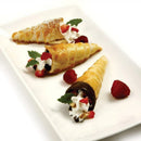 Axyaa Stainless Steel Croissants Molds Conical Cone Roll Moulds for Baking and Desserts