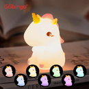 Axyaa Unicorn Sheep Hamster Night Light RGB LED Touch Lamp for Kids
