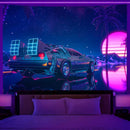 Axyaa Dream City Racing Tapestry - Bedroom Aesthetic Decor and Background Cloth