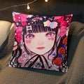 Axyaa Anime Pillow Cover by Chisato Tatumi for Sofa Room Decor and Wedding Gift