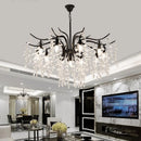 Axyaa Modern Luxury Crystal Chandelier Branch Lighting for Living Room and Bedroom