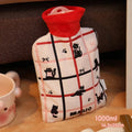 Axyaa Plush Hot Water Bag 500/1000ml for Women - Cute Insulating Belly Warmer