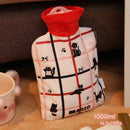 Axyaa Plush Hot Water Bag 500/1000ml for Women - Cute Insulating Belly Warmer