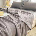 Axyaa Silk Summer Quilt - Cool & Machine Washable Thin Quilt