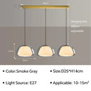 Axyaa Nordic Glass Chandelier Pendant Light Double Layer E27 Restaurant Kitchen Lighting
