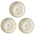 Axyaa Bohemian Ceramic Plate: Creative Western Food Fruit Plate, Oven Microwave Safe