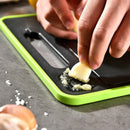 Axyaa 4-in-1 Aluminum Chopping Board with Knife Sharpener & Garlic Grinder