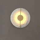 Axyaa Circular Marble Decor Lamp for Luxury Living Spaces