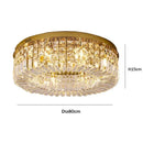 Axyaa Elegant Crystal Ceiling Lamp for Home Dining Room & Bedroom Lighting