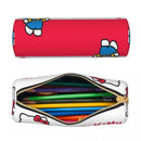 Axyaa Kuromi Leather Pencil Case - Large Storage Pen Bag for Students