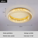 Axyaa Crystal LED Ceiling Light, Dimmable Modern Living Room Fixture
