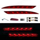 Axyaa Rear Bumper Reflector with Dynamic Turn Signal for Tesla Model Y Model 3
