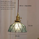 Axyaa Colourful Scandinavian Glass Pendant Lights for Kitchen Dining Room, Brass Led Pendant Lamp