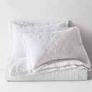 Axyaa White Cotton Oversized Cal King Quilt Set - Soft Lightweight Bedspread