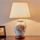 Axyaa Bird Ceramic Table Lamp - European Retro New Chinese Pastoral Living Room Decor