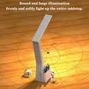 Axyaa LED Desk Lamp: Dimmable Touch, Calendar, Temperature Clock Night Light