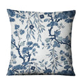 Axyaa Chinese Mandala Linen Cushion Cover for Home Decor