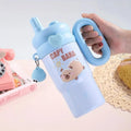 Axyaa Cartoon Thermal Water Bottle with Straw Handle for Kids