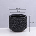 Axyaa Gold Ceramic Succulent Flowerpot Vase Balcony Decor Plant Pots