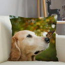 Axyaa Golden Retriever Dog Sofa Pillowcase for home decor
