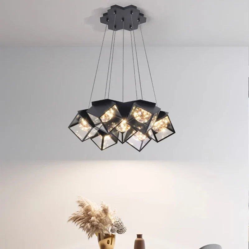 Axyaa Modern LED Pendant Light Chandeliers for Living Room and Dining Room
