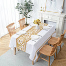 Axyaa Flowers Mandala Vine Waterproof Printed Tablecloth