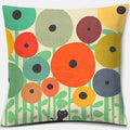 Axyaa Colorful Animals & Geometric Desert Cushions Pattern Decorative Pillow Cover